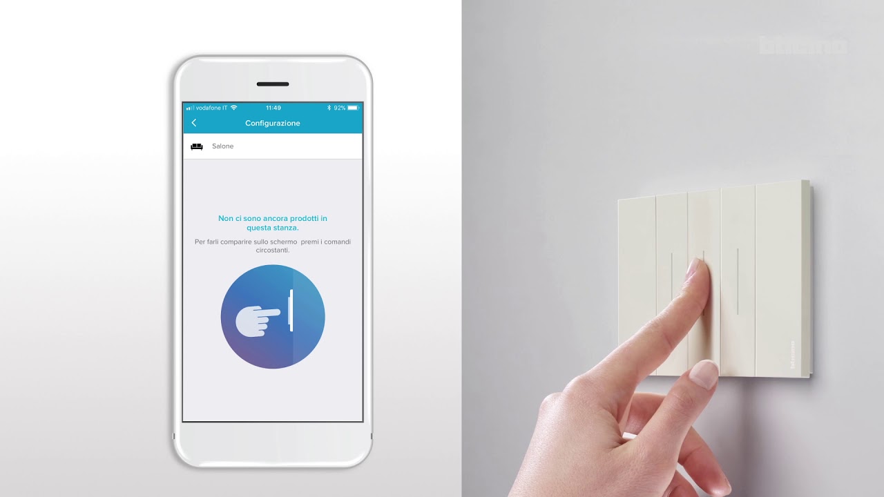 home+control app bticino