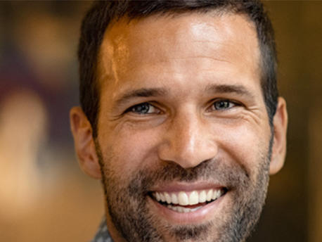 happy man smiling