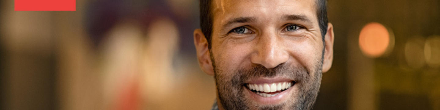 happy man smiling